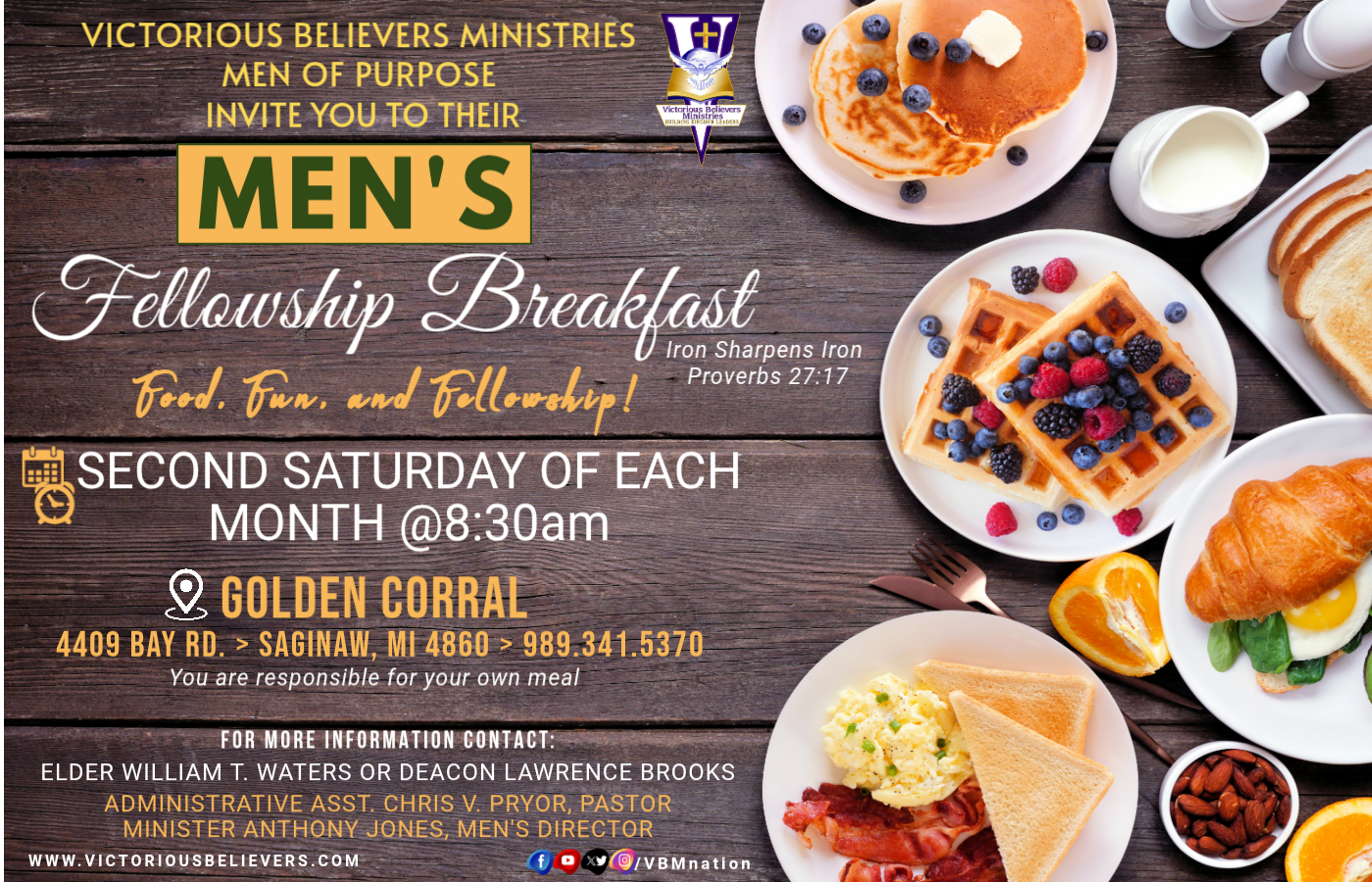 MOP Monthly Mens Breakfast